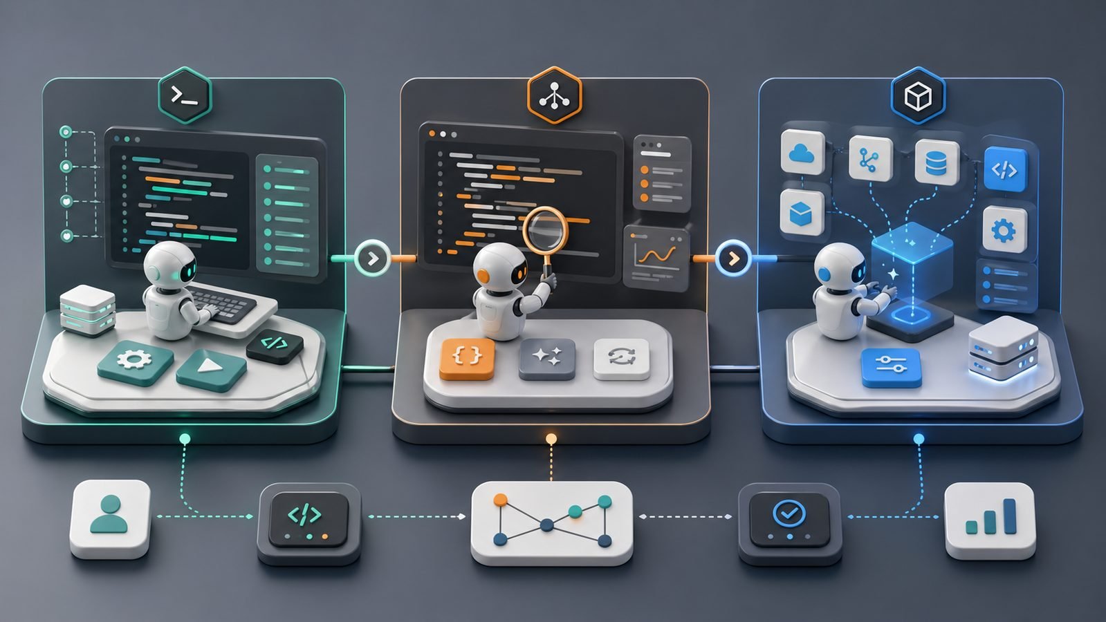 Comparação visual entre Codex Claude Code e outros agentes de IA para programação
