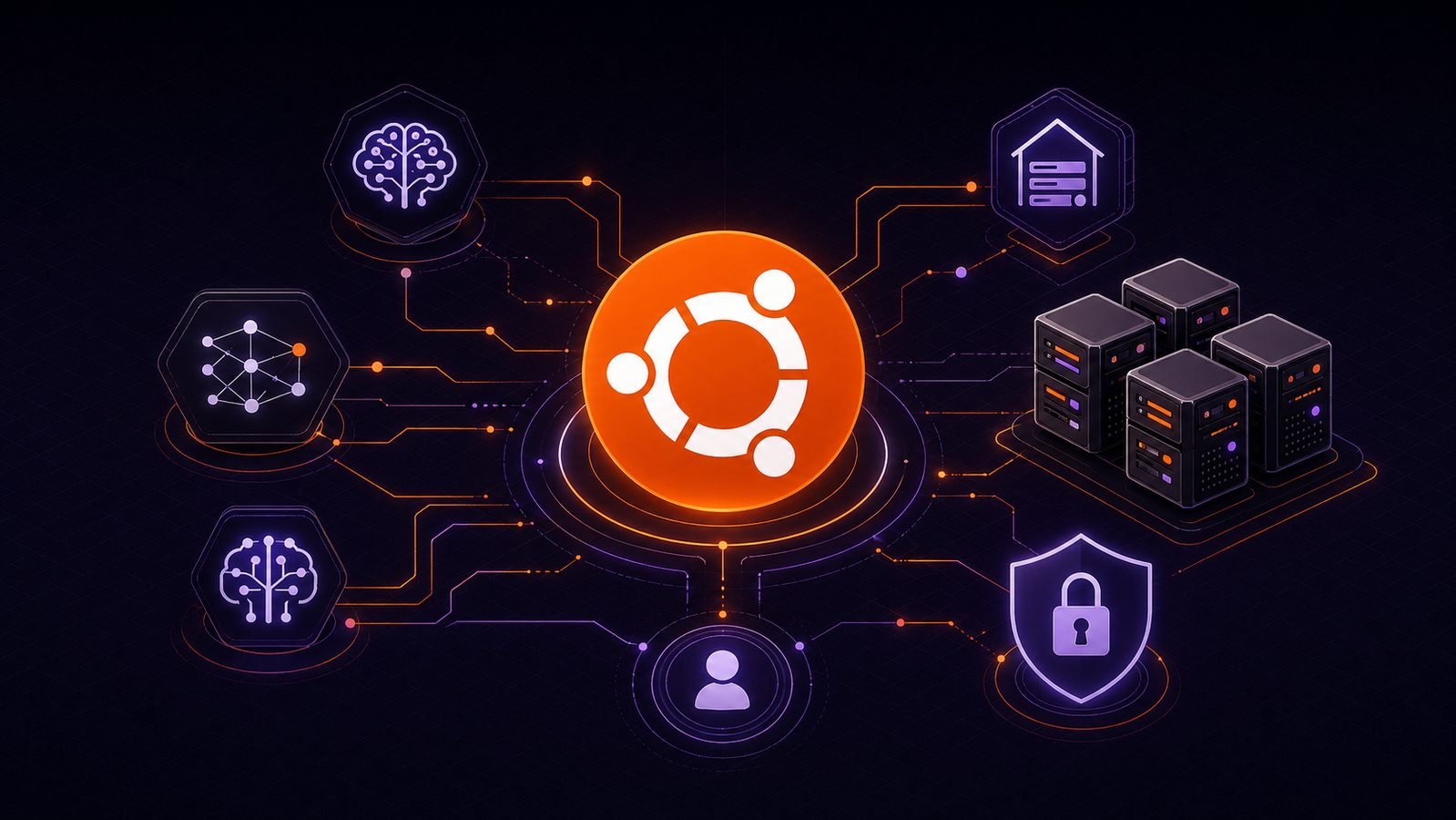 Ubuntu conectado a recursos de IA local e privacidade