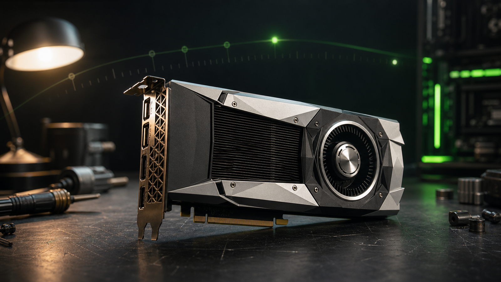 Imagem destacada sobre os 10 anos da série GeForce GTX 10 e da arquitetura Pascal