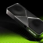 Imagem oficial da Nvidia GeForce RTX 5090, placa de vídeo topo de linha usada em jogos, criação e inteligência artificial local.