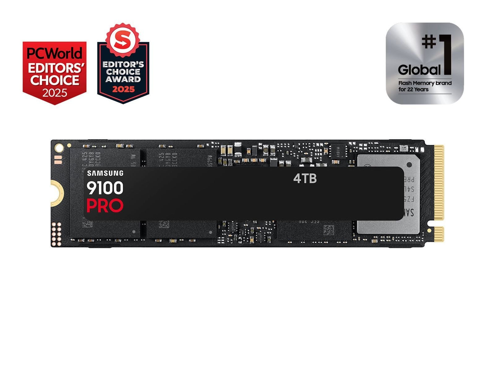 SSD Samsung 9100 PRO NVMe M.2 PCIe 5.0 em imagem oficial de produto
