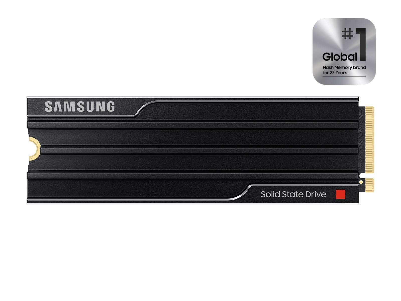 Samsung 9100 PRO com dissipador para refrigeração do SSD NVMe