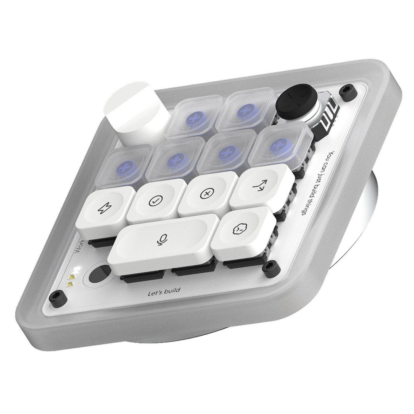 Codex Micro, teclado mecânico compacto criado pela OpenAI com a Work Louder para controlar agentes do Codex