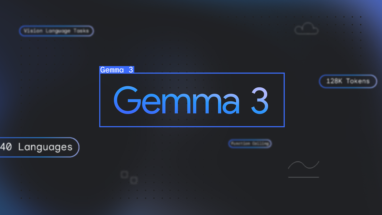 Imagem oficial do Google Gemma 3 para modelos de IA local
